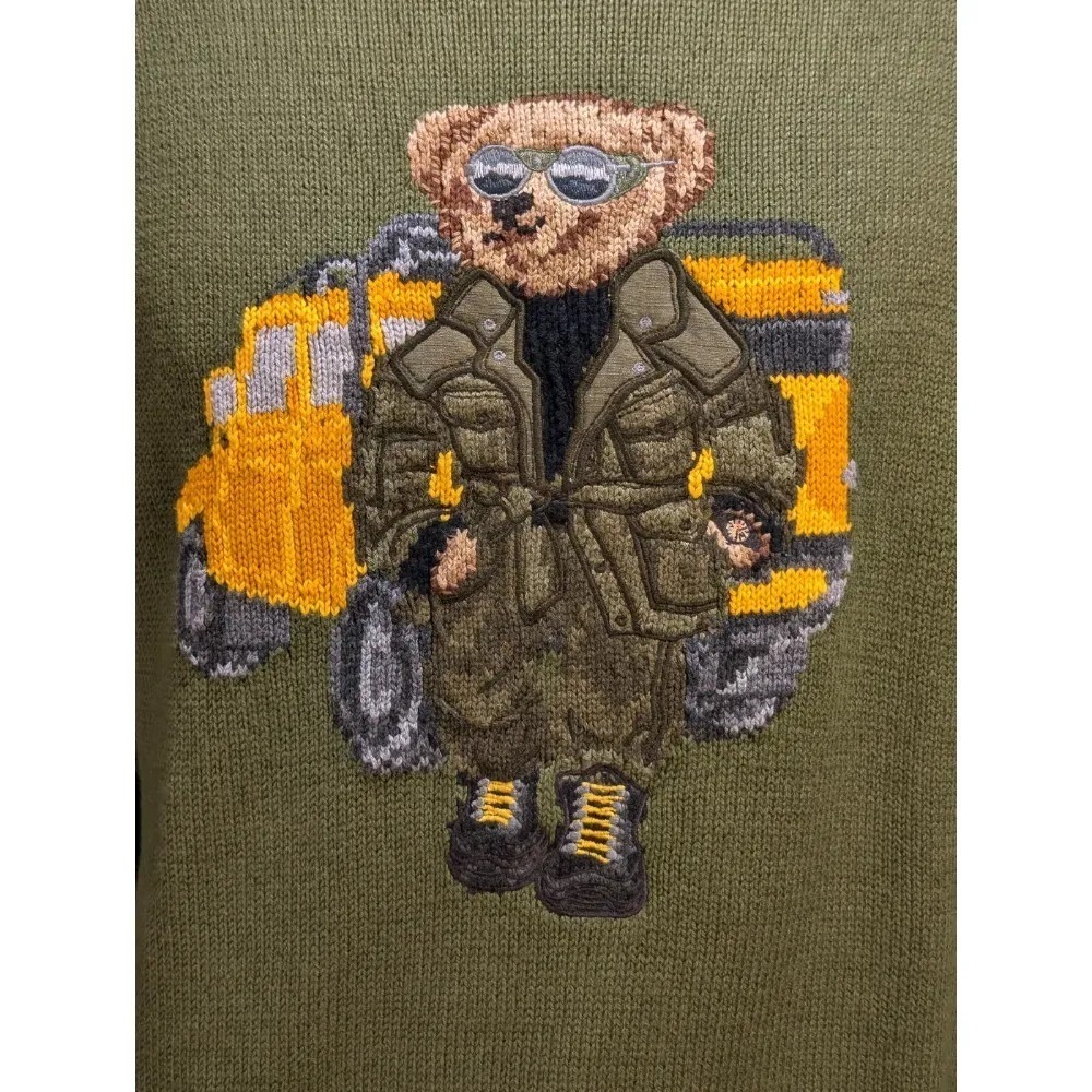 Polo Ralph Lauren Men's Polo Bear Expedition Truck Sweater Sz XL NWT $398 - Picture 4 of 10